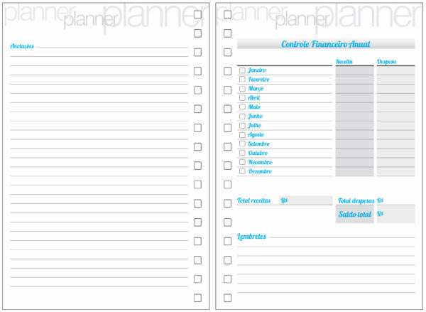 Planner Personalizado