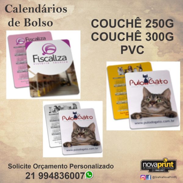 Calendário de Bolso